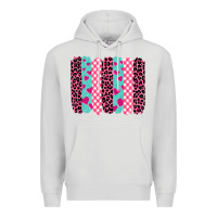 Dove Grey valentine's day brushstrokes Premium Hoodie - BarkalooDesign