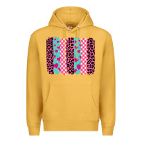 Mustard valentine's day brushstrokes Premium Hoodie - BarkalooDesign