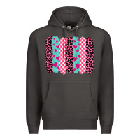 Smoke valentine's day brushstrokes Premium Hoodie - BarkalooDesign