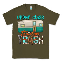 Army Green upper class trailer trash Classic Tee - texasbilliewilder