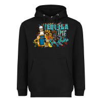 Black tequila time & sunshine Heavyweight Hoodie - SublimationCraftShop