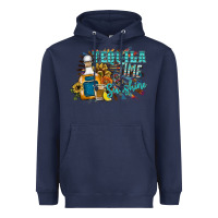 Navy tequila time & sunshine Heavyweight Hoodie - SublimationCraftShop