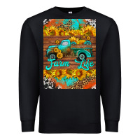 Black farm life and truck air freshener Premium Sweatshirt - HRA Design Shop