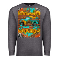 Charcoal Heather farm life and truck air freshener Premium Sweatshirt - HRA Design Shop