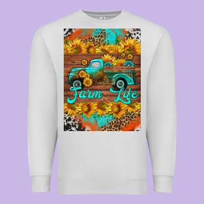 Farm Life And Truck Air Freshener Premium Sweatshirt Designed By Hra Design Shop