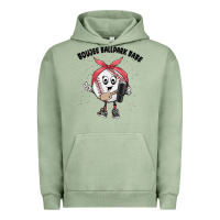 Pigment Oil Green boujee ballpark babe Urban Hoodie - MaliasSmallBusiness