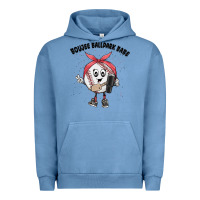 Pigment Pebble Blue boujee ballpark babe Urban Hoodie - MaliasSmallBusiness