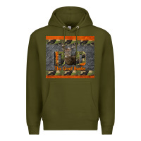 Army Green Western Dad The Great Deer Hunter Premium Hoodie - LillyAllenDesigns