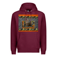 Burgundy Western Dad The Great Deer Hunter Premium Hoodie - LillyAllenDesigns