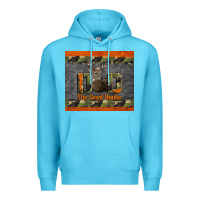 Ocean Blue Western Dad The Great Deer Hunter Premium Hoodie - LillyAllenDesigns