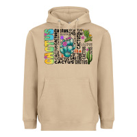 Mushroom cactus Heavyweight Hoodie - CowhideDigitalArt