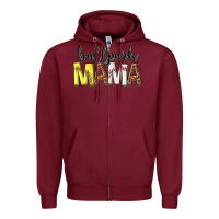 Burgundy ballpark mama Zipper Hoodie - texasbilliewilder