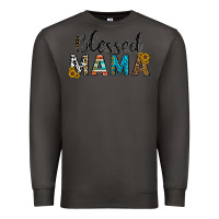 Smoke blessed mama Premium Sweatshirt - CowhideDigitalArt