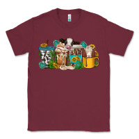 Burgundy western cow coffee cup Classic Tee - texasbilliewilder
