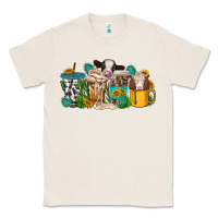 Natural western cow coffee cup Classic Tee - texasbilliewilder