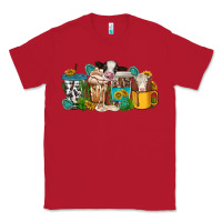 Red western cow coffee cup Classic Tee - texasbilliewilder