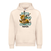 Sandshell just a girl who loves country music Urban Hoodie - MaliasSmallBusiness