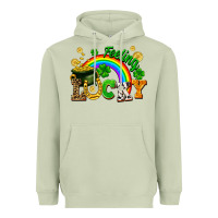 Matcha feeling lucky Heavyweight Hoodie - FaDigitalArtStudio