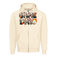 Sandshell game day baseball leopard Zipper Hoodie - Zillion Design Studio