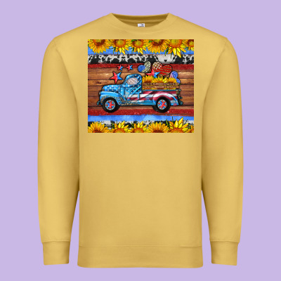 American Truck Tumbler Premium Sweatshirt Designed By Hra Design Shop