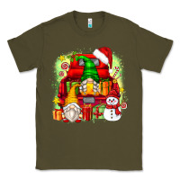 Army Green christmas gnome truck Classic Tee - Zillion Design Studio