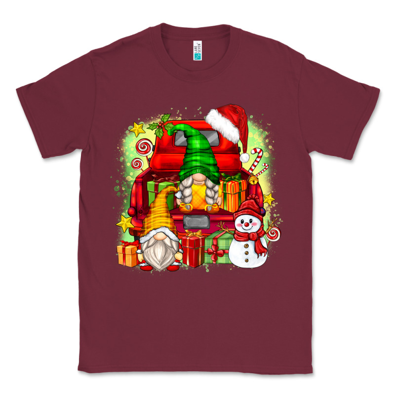 Christmas Gnome Truck Classic Tee by Zillion Design Studio | Teevron