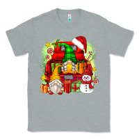 Heather Grey christmas gnome truck Classic Tee - Zillion Design Studio