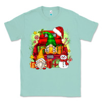 Seafoam christmas gnome truck Classic Tee - Zillion Design Studio