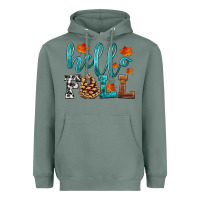 Sage hello fall Heavyweight Hoodie - HRA Design Shop