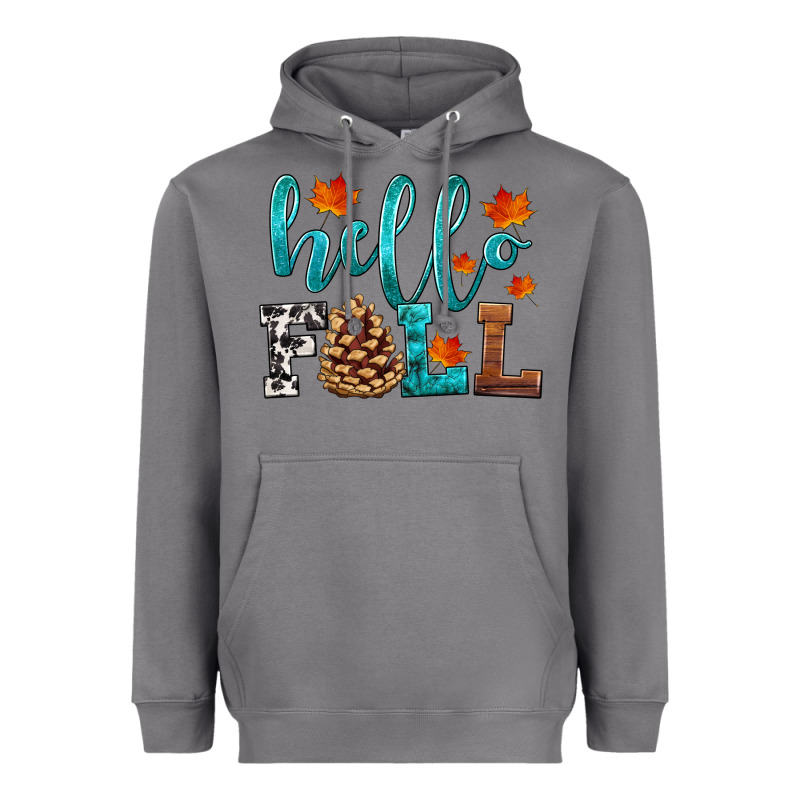 Hello Fall Heavyweight Hoodie by HRA Design Shop | Teevron