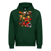 Forest Green i'm a hot mess, always stressed,and proudly a foot Urban Hoodie - MaliasSmallBusiness