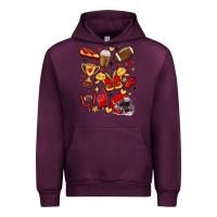 Mauve Wine i'm a hot mess, always stressed,and proudly a foot Urban Hoodie - MaliasSmallBusiness