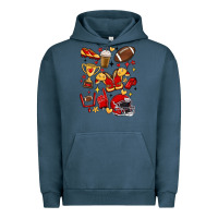 Pigment Midnight Navy i'm a hot mess, always stressed,and proudly a foot Urban Hoodie - MaliasSmallBusiness