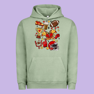 I'm A Hot Mess, Always Stressed,and Proudly A Foot Urban Hoodie Designed By Maliassmallbusiness