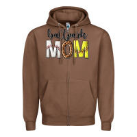 Chestnut ballpark mom Zipper Hoodie - texasbilliewilder