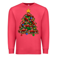 Cardinal christmas truck tree Premium Sweatshirt - FaDigitalArtStudio