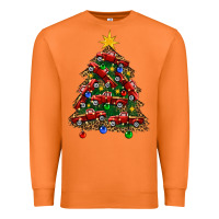 Carrot christmas truck tree Premium Sweatshirt - FaDigitalArtStudio