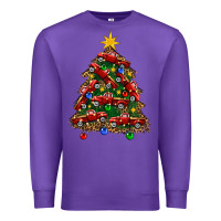 Christmas Truck Tree Premium Sweatshirt | Teevron