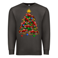 Smoke christmas truck tree Premium Sweatshirt - FaDigitalArtStudio