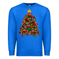 True Royal christmas truck tree Premium Sweatshirt - FaDigitalArtStudio