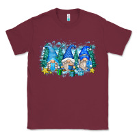 Burgundy snowman gnome Classic Tee - Zillion Design Studio