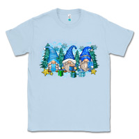 Dusty Blue snowman gnome Classic Tee - Zillion Design Studio