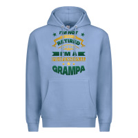 Colony Blue i'm not retired i'm a professional grampa Premium Hoodie - Jasminsmagicworld