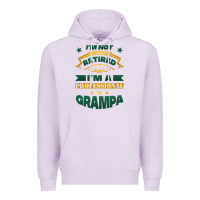 Lilac i'm not retired i'm a professional grampa Premium Hoodie - Jasminsmagicworld