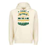 Tofu i'm not retired i'm a professional grampa Premium Hoodie - Jasminsmagicworld