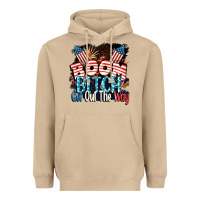 Mushroom Boom bitch get out the way 4th of July Heavyweight Hoodie - CowGirlArtShop