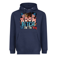 Navy Boom bitch get out the way 4th of July Heavyweight Hoodie - CowGirlArtShop