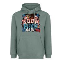 Sage Boom bitch get out the way 4th of July Heavyweight Hoodie - CowGirlArtShop
