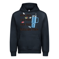 Navy one fish two fish red fish boujee fish Urban Hoodie - MaliasSmallBusiness