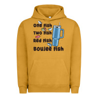 Pigment Peanut Butter one fish two fish red fish boujee fish Urban Hoodie - MaliasSmallBusiness